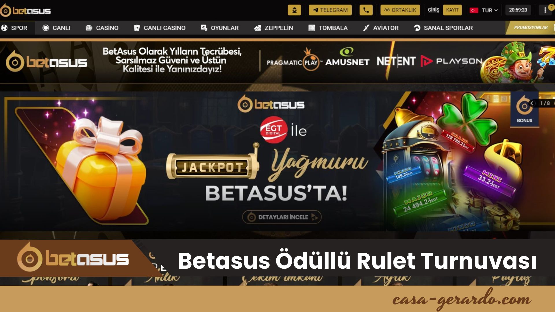 Betasus Ödüllü Rulet Turnuvası